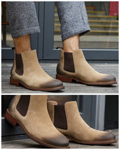 DÀRA beige Chelsea boot