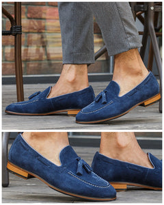 TOBÍ navy blue loafers