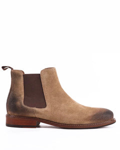 DÀRA beige Chelsea boot