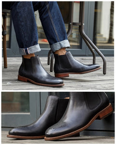 DÀRA black Chelsea boot